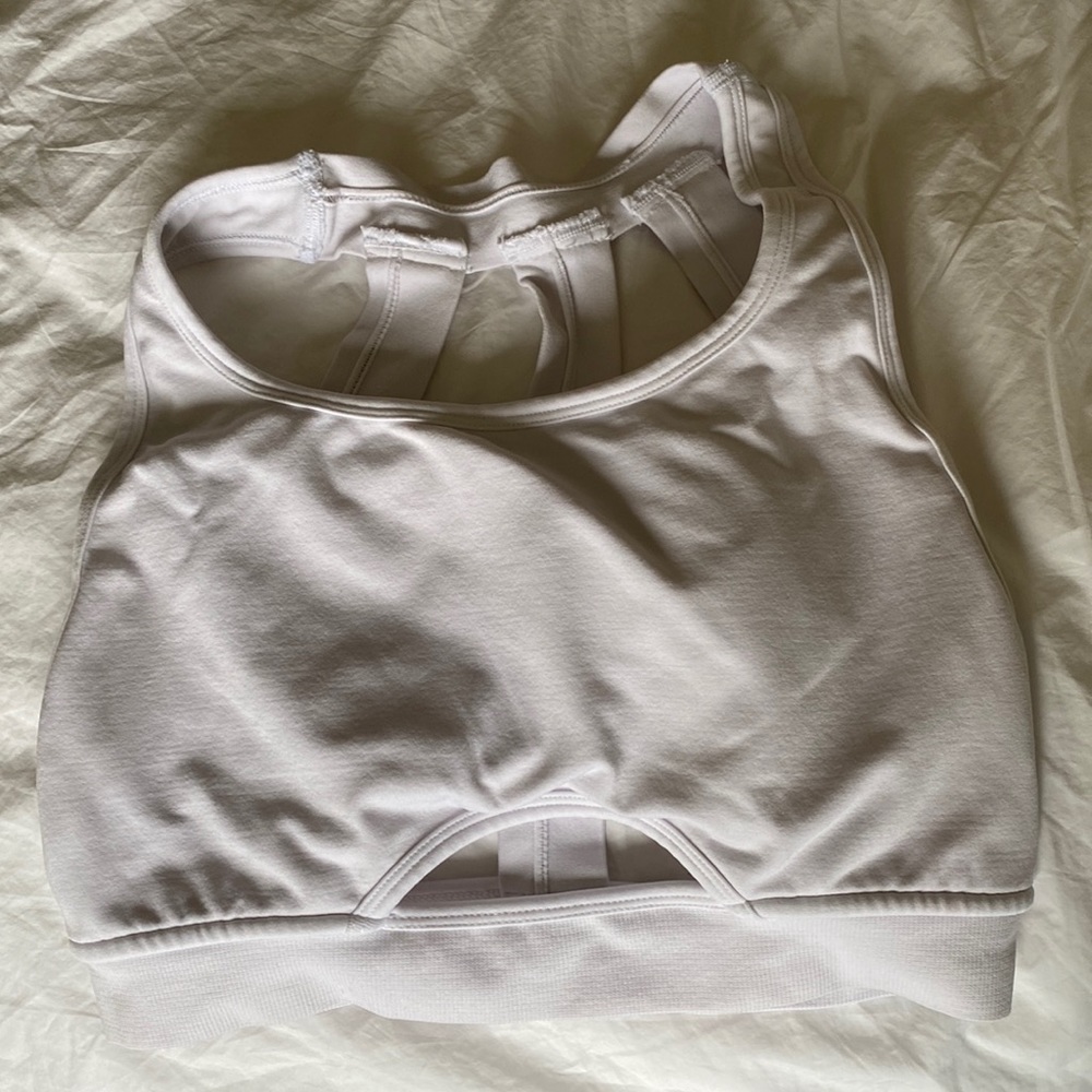 Alphalete Trinity Bra-White